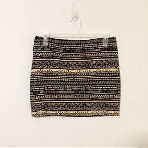SOLD Forever 21 Tribal Print Mini Skirt